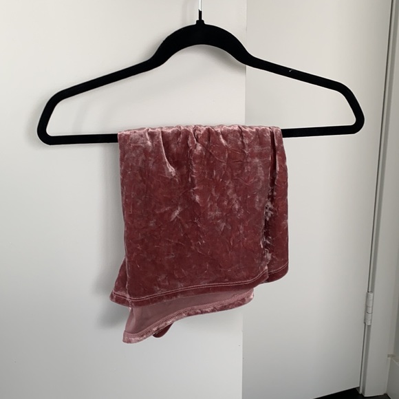 Pink velvet sleep set - Picture 4 of 5